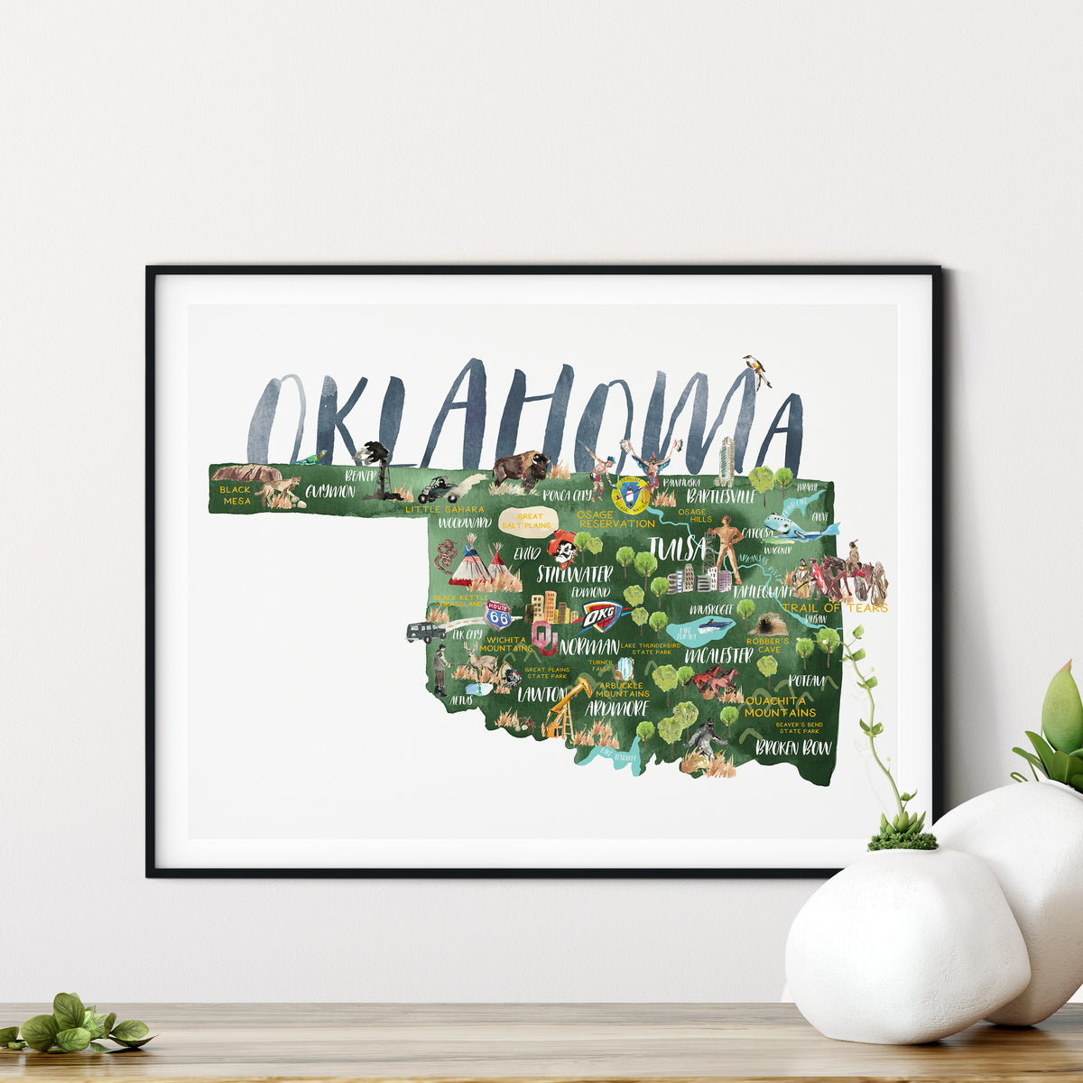 Oklahoma Print